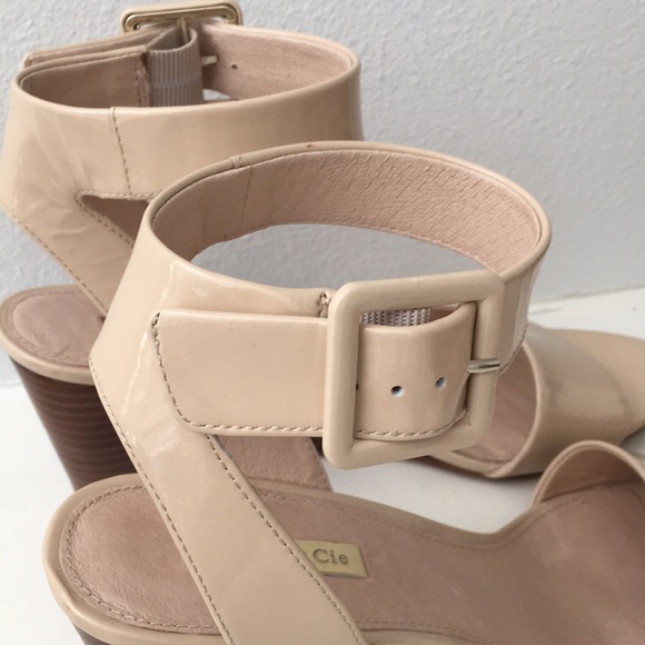 Louise Et Cie patent Leather Punya Wedge Sandals - Picture 9 of 17